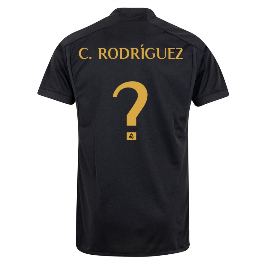 Kvinder Carlos Rodríguez #0 Sort Tredje Sæt Spillertrøjer 2023/24 Trøje T-Shirt