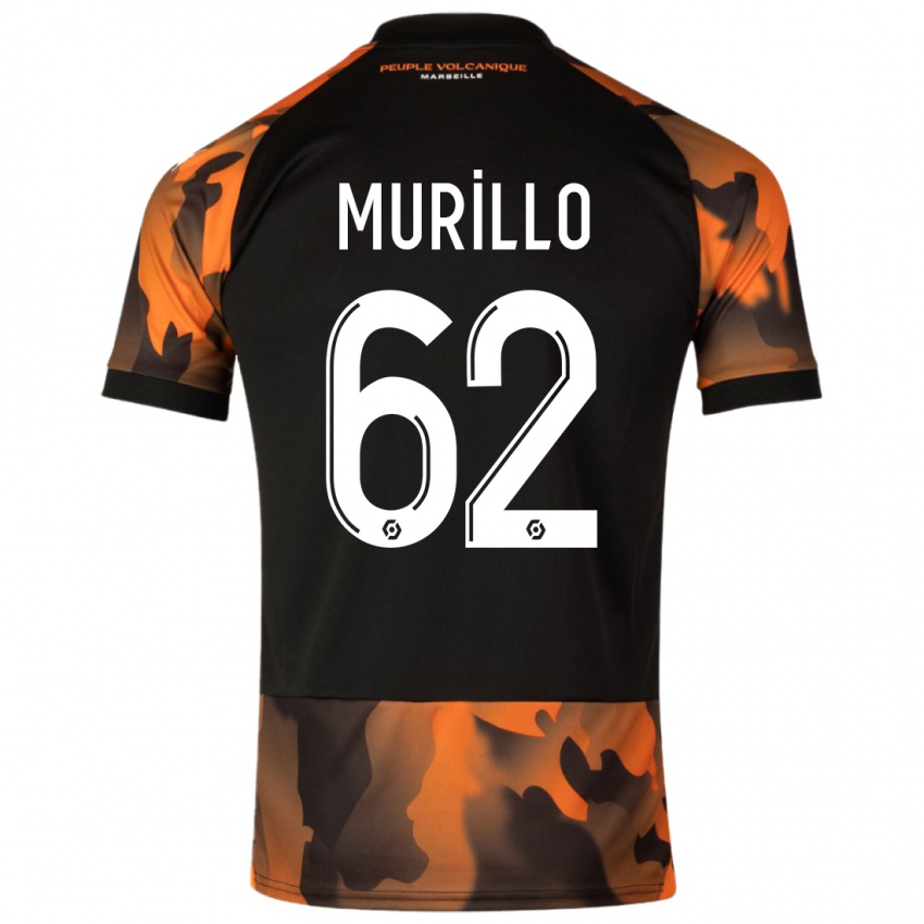 Kvinder Amir Murillo #62 Sort Orange Tredje Sæt Spillertrøjer 2023/24 Trøje T-Shirt