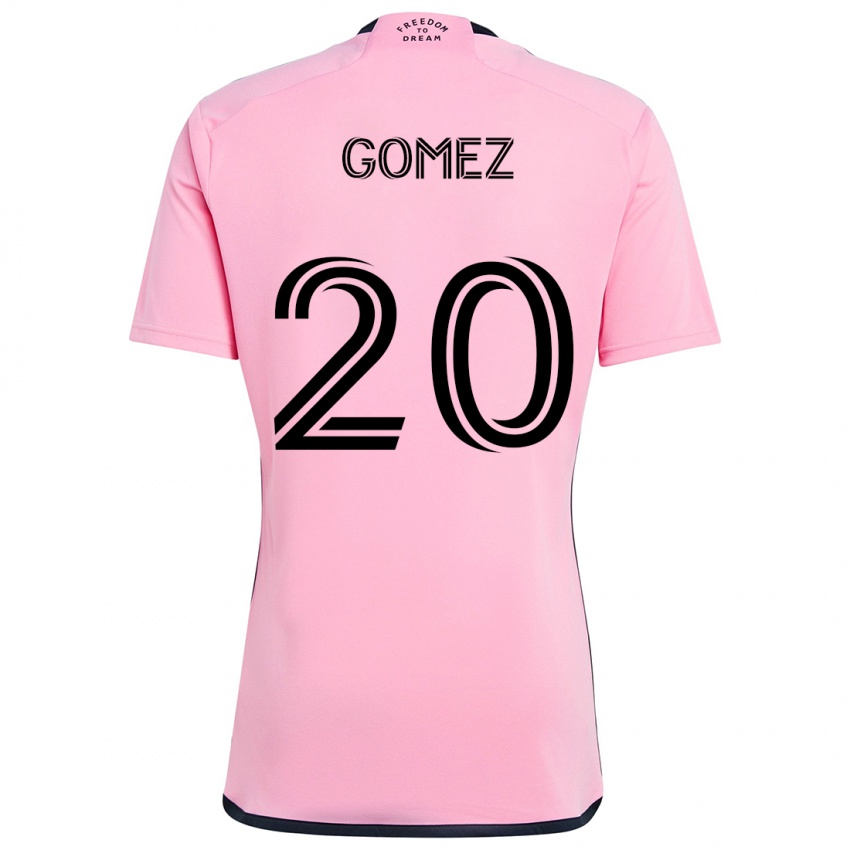 Børn Diego Gómez #20 Lyserød Hjemmebane Spillertrøjer 2024/25 Trøje T-Shirt