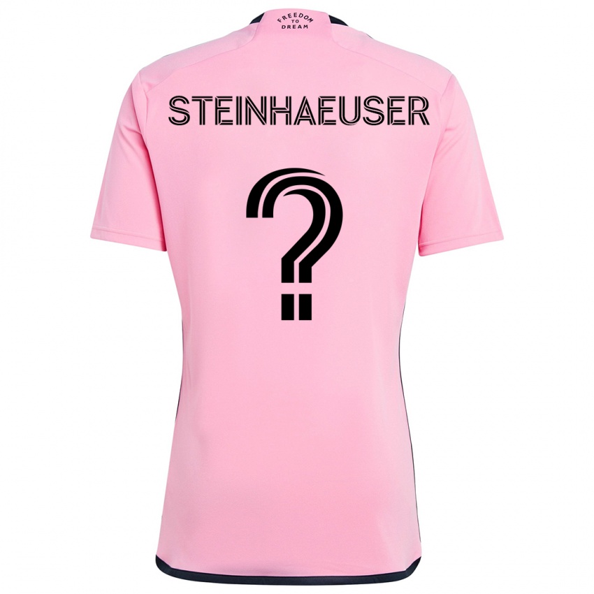 Børn Marcus Steinhaeuser #0 Lyserød Hjemmebane Spillertrøjer 2024/25 Trøje T-Shirt