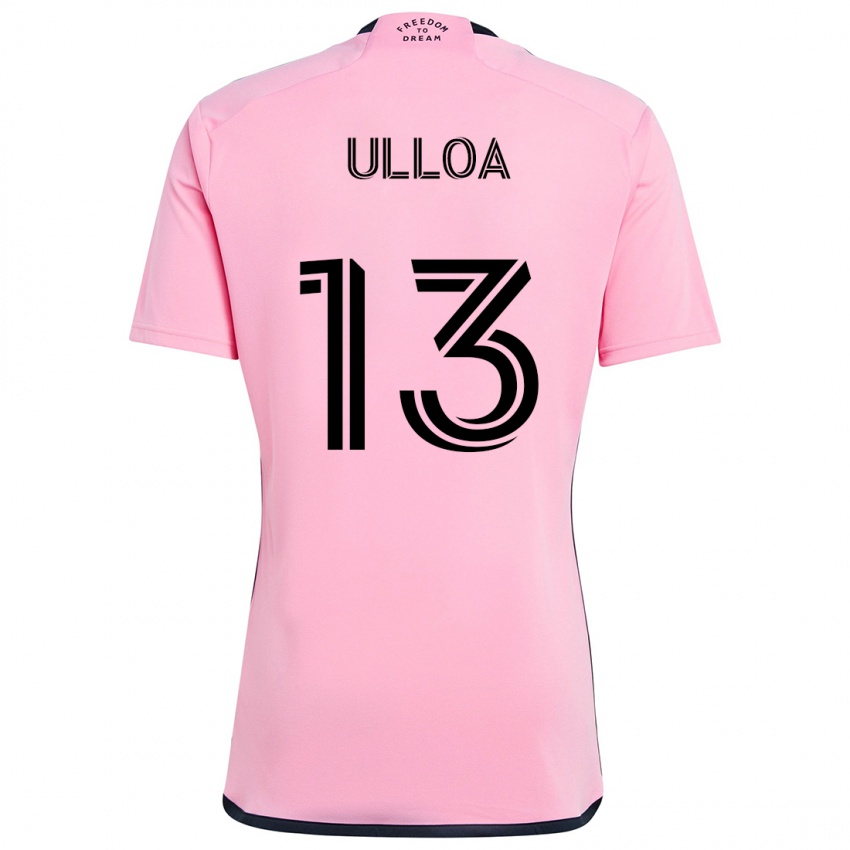 Børn Víctor Ulloa #13 Lyserød Hjemmebane Spillertrøjer 2024/25 Trøje T-Shirt