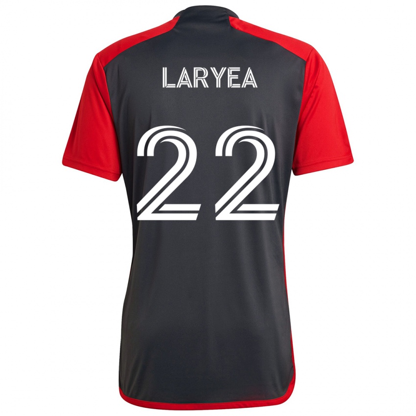 Børn Richie Laryea #22 Grå Rød Hjemmebane Spillertrøjer 2024/25 Trøje T-Shirt