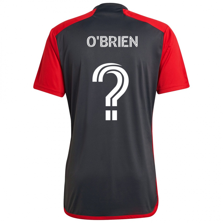 Børn Alexander O'brien #0 Grå Rød Hjemmebane Spillertrøjer 2024/25 Trøje T-Shirt