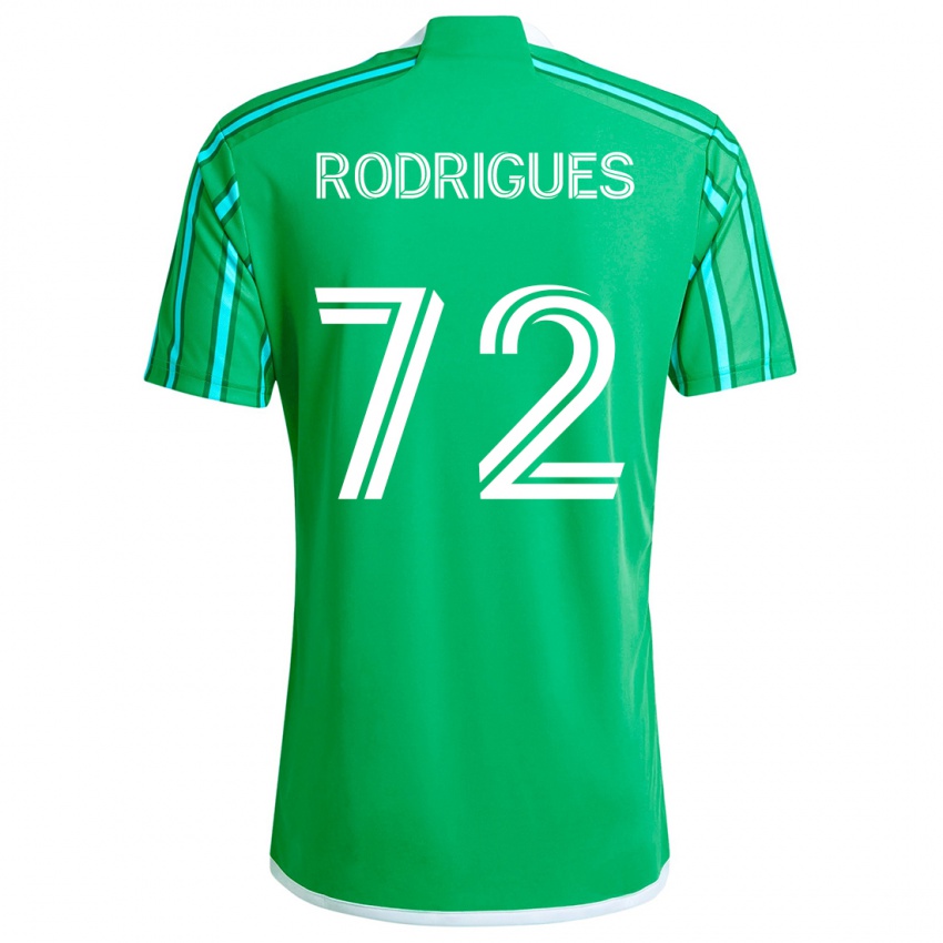 Børn Braudílio Rodrigues #72 Grøn Hvid Hjemmebane Spillertrøjer 2024/25 Trøje T-Shirt