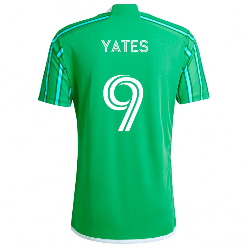 Børn Summer Yates #9 Grøn Hvid Hjemmebane Spillertrøjer 2024/25 Trøje T-Shirt