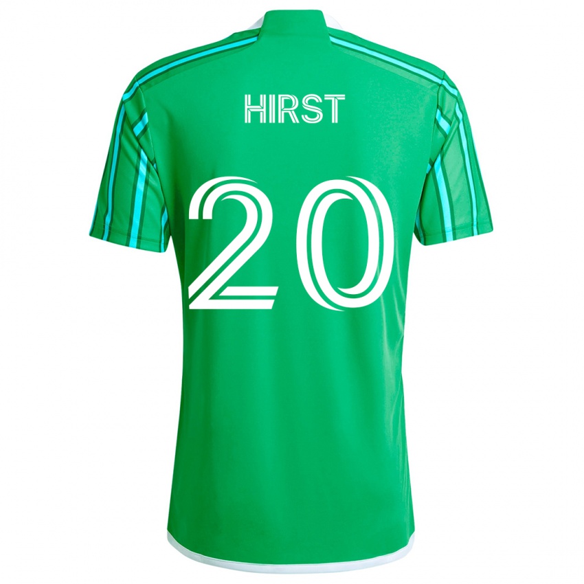 Børn Sophie Hirst #20 Grøn Hvid Hjemmebane Spillertrøjer 2024/25 Trøje T-Shirt