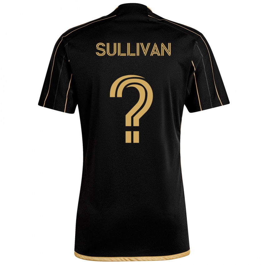 Børn Sullivan #0 Sort Guld Hjemmebane Spillertrøjer 2024/25 Trøje T-Shirt