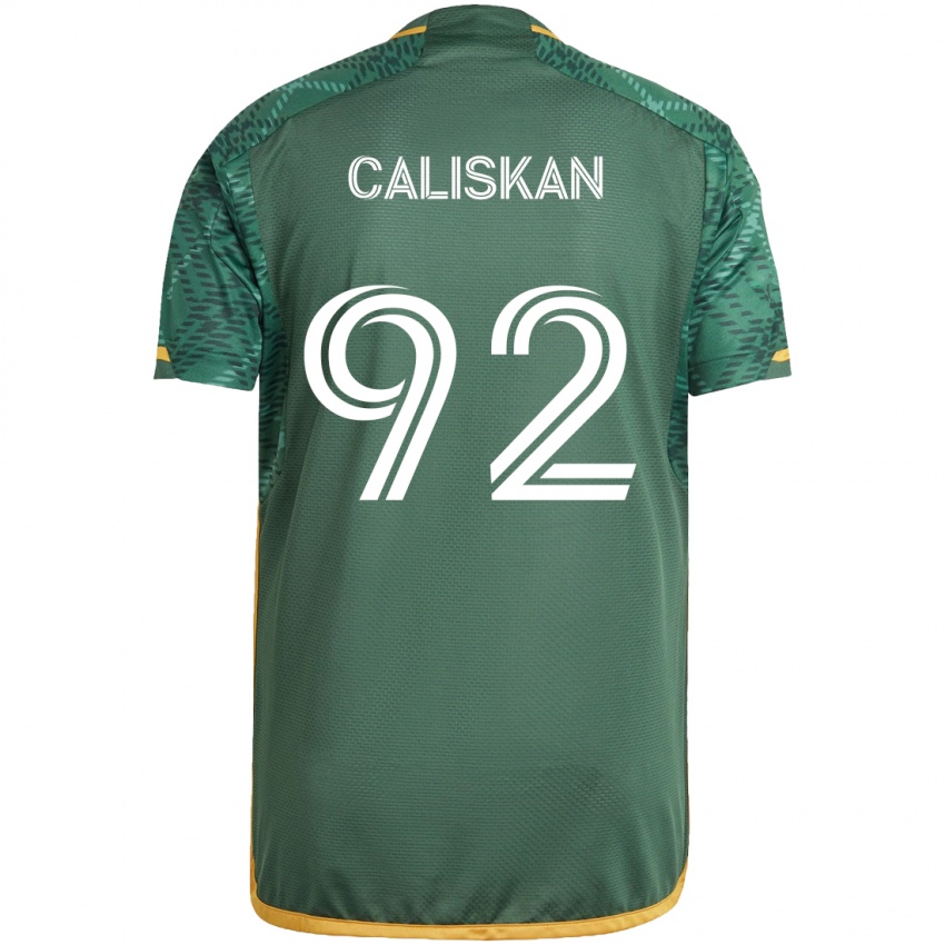 Børn Noel Caliskan #92 Grøn Orange Hjemmebane Spillertrøjer 2024/25 Trøje T-Shirt