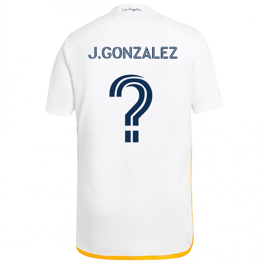 Børn Jesse Gonzalez #0 Hvid Gul Hjemmebane Spillertrøjer 2024/25 Trøje T-Shirt