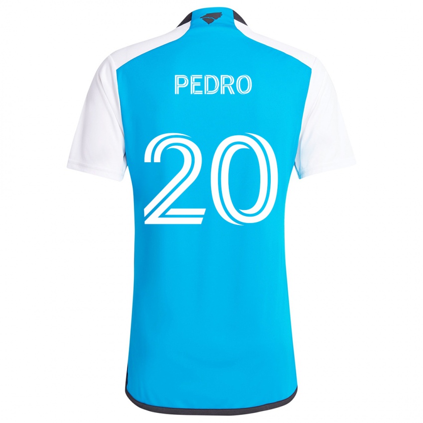 Børn João Pedro #20 Blå Hvid Hjemmebane Spillertrøjer 2024/25 Trøje T-Shirt