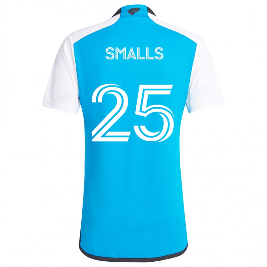 Børn Tyger Smalls #25 Blå Hvid Hjemmebane Spillertrøjer 2024/25 Trøje T-Shirt