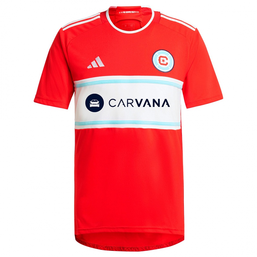 Børn Javier Casas #37 Rød Hvid Hjemmebane Spillertrøjer 2024/25 Trøje T-Shirt