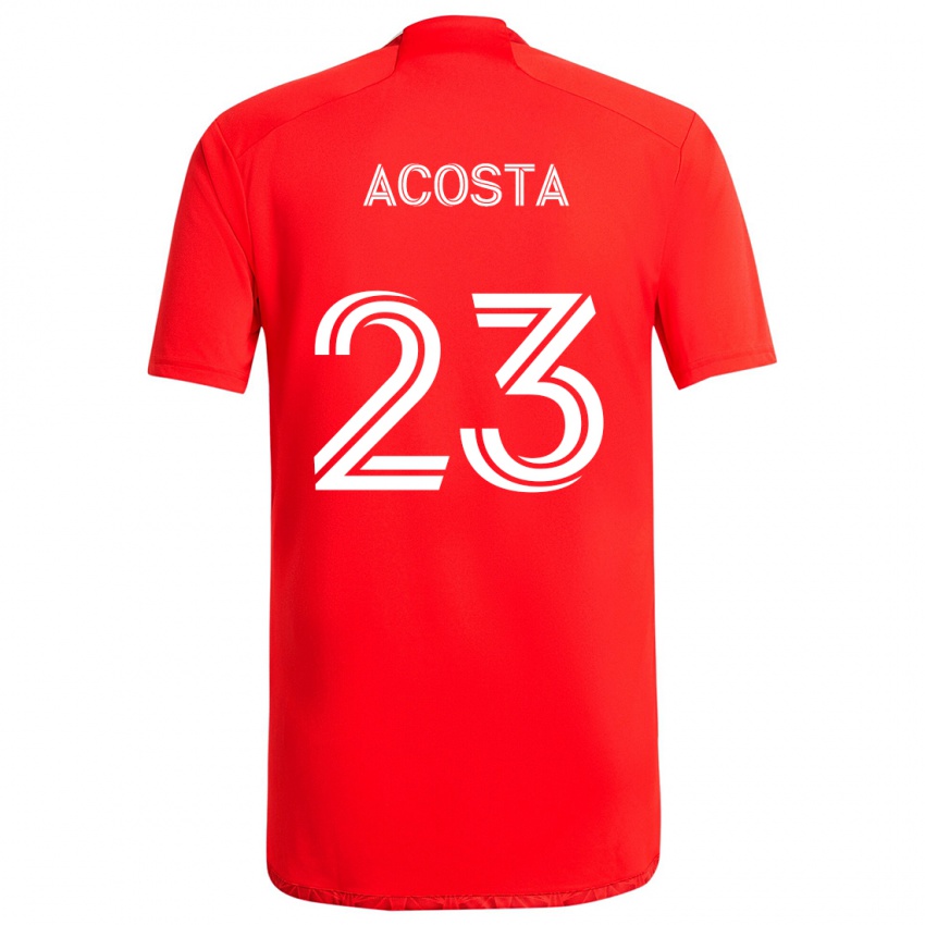 Børn Kellyn Acosta #23 Rød Hvid Hjemmebane Spillertrøjer 2024/25 Trøje T-Shirt