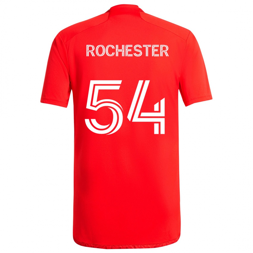 Børn Lamonth Rochester #54 Rød Hvid Hjemmebane Spillertrøjer 2024/25 Trøje T-Shirt