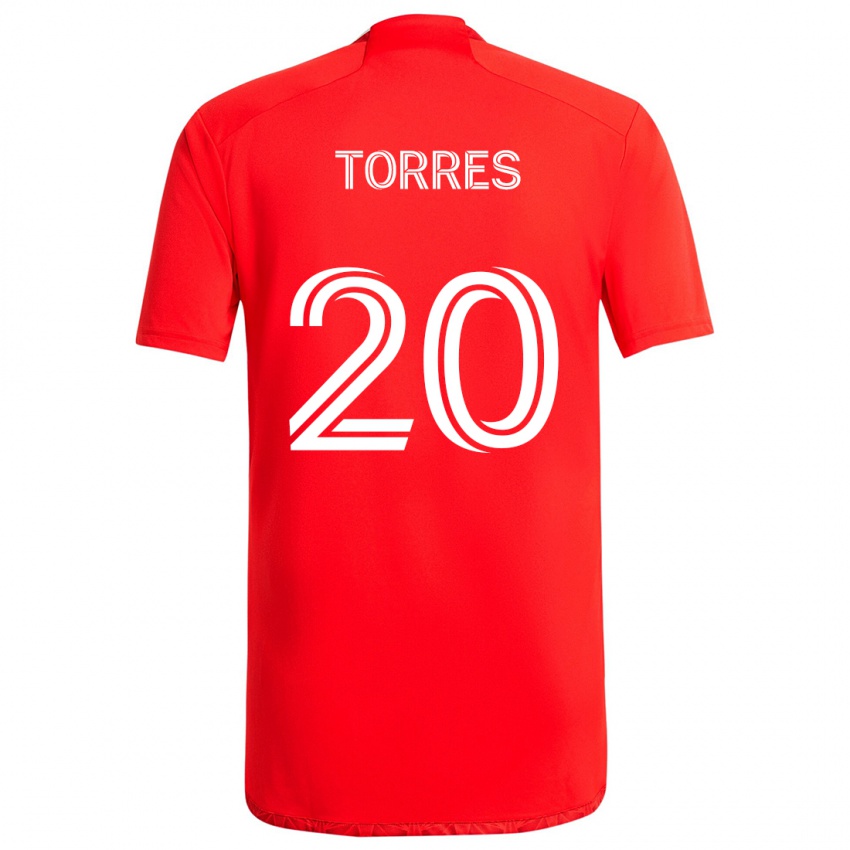 Børn Jairo Torres #20 Rød Hvid Hjemmebane Spillertrøjer 2024/25 Trøje T-Shirt