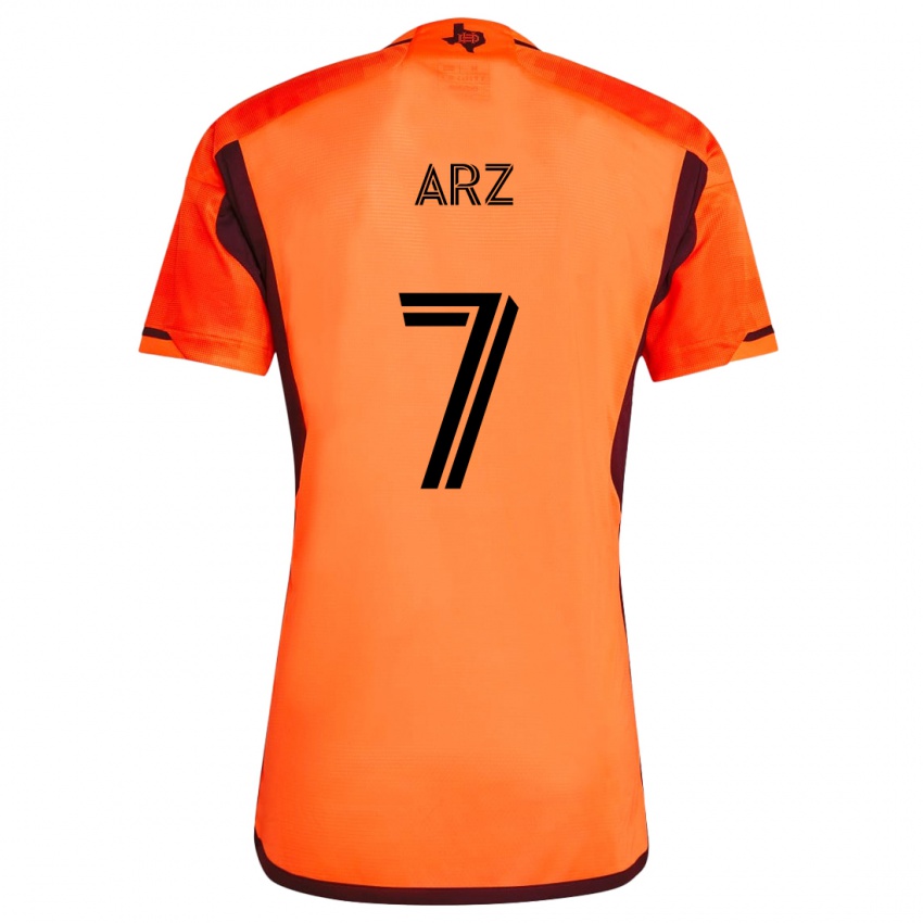 Børn Exon Arzú #7 Orange Sort Hjemmebane Spillertrøjer 2024/25 Trøje T-Shirt