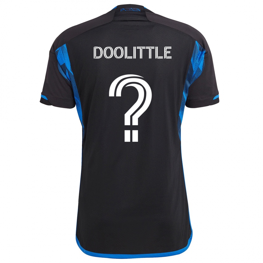 Børn Brooks Doolittle #0 Blå Sort Hjemmebane Spillertrøjer 2024/25 Trøje T-Shirt