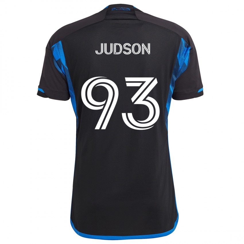 Børn Judson #93 Blå Sort Hjemmebane Spillertrøjer 2024/25 Trøje T-Shirt