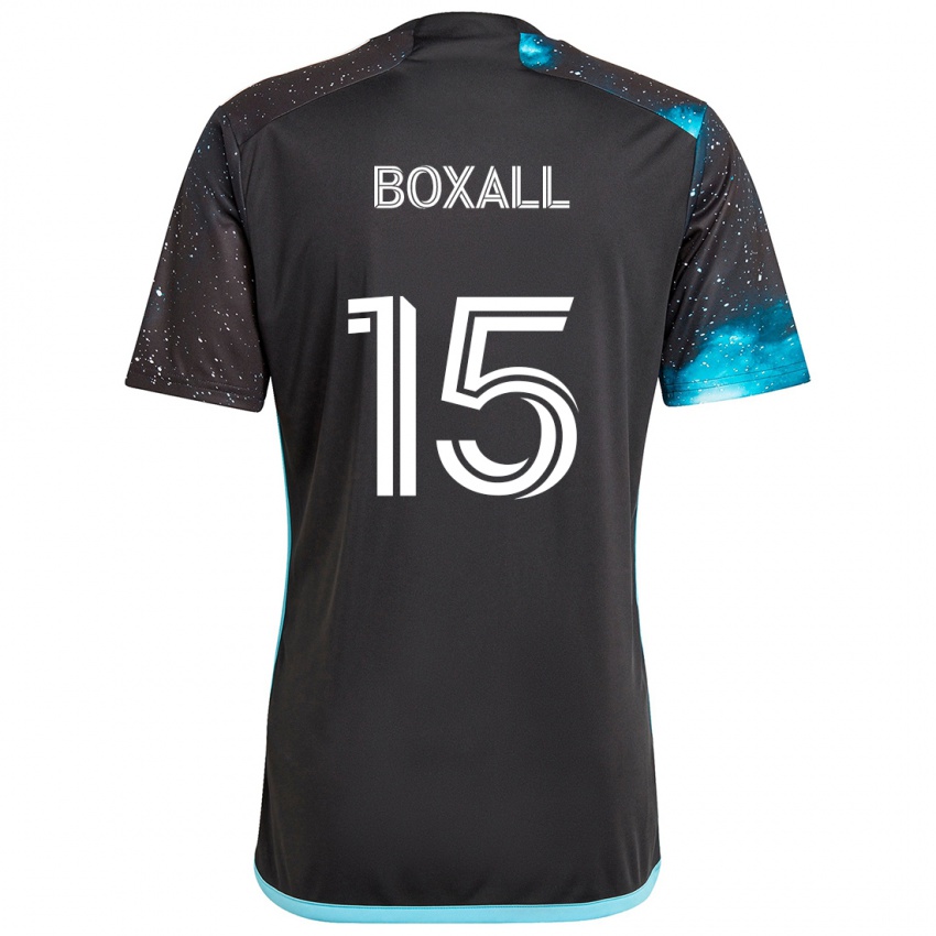 Børn Michael Boxall #15 Sort Blå Hjemmebane Spillertrøjer 2024/25 Trøje T-Shirt