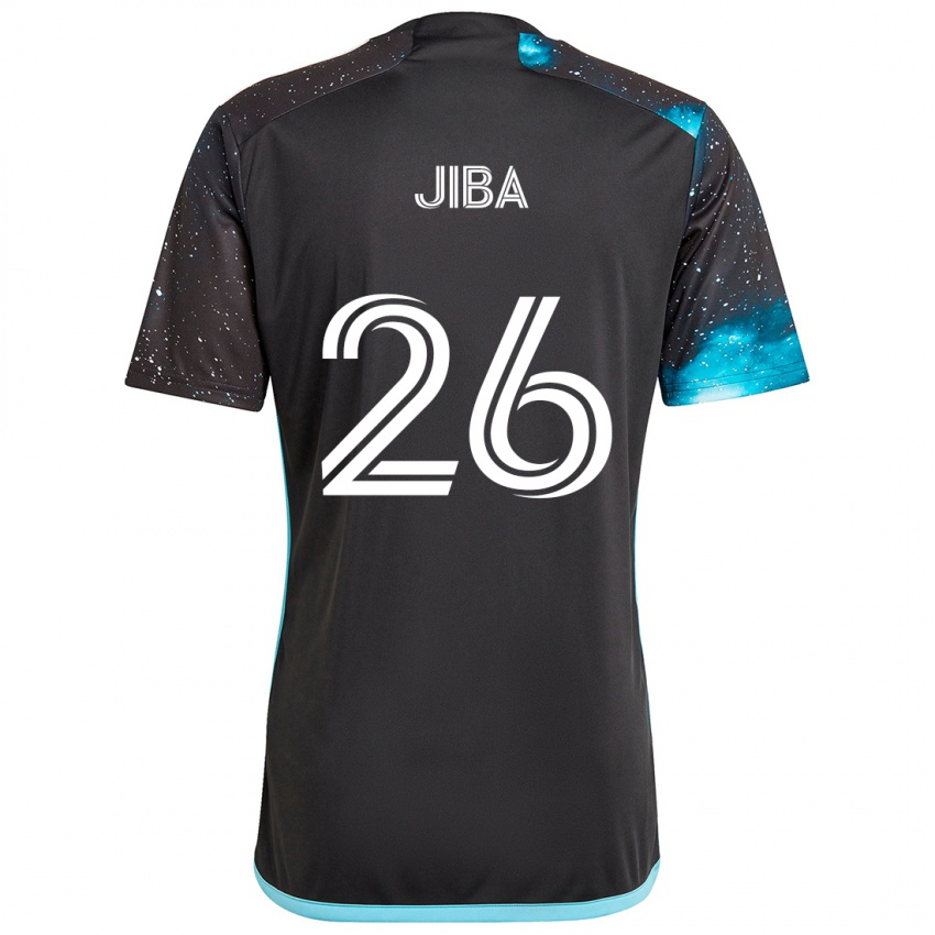 Børn Ryen Jiba #26 Sort Blå Hjemmebane Spillertrøjer 2024/25 Trøje T-Shirt