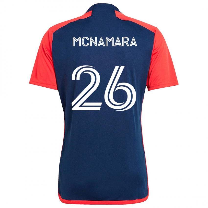 Børn Tommy Mcnamara #26 Blå Rød Hjemmebane Spillertrøjer 2024/25 Trøje T-Shirt