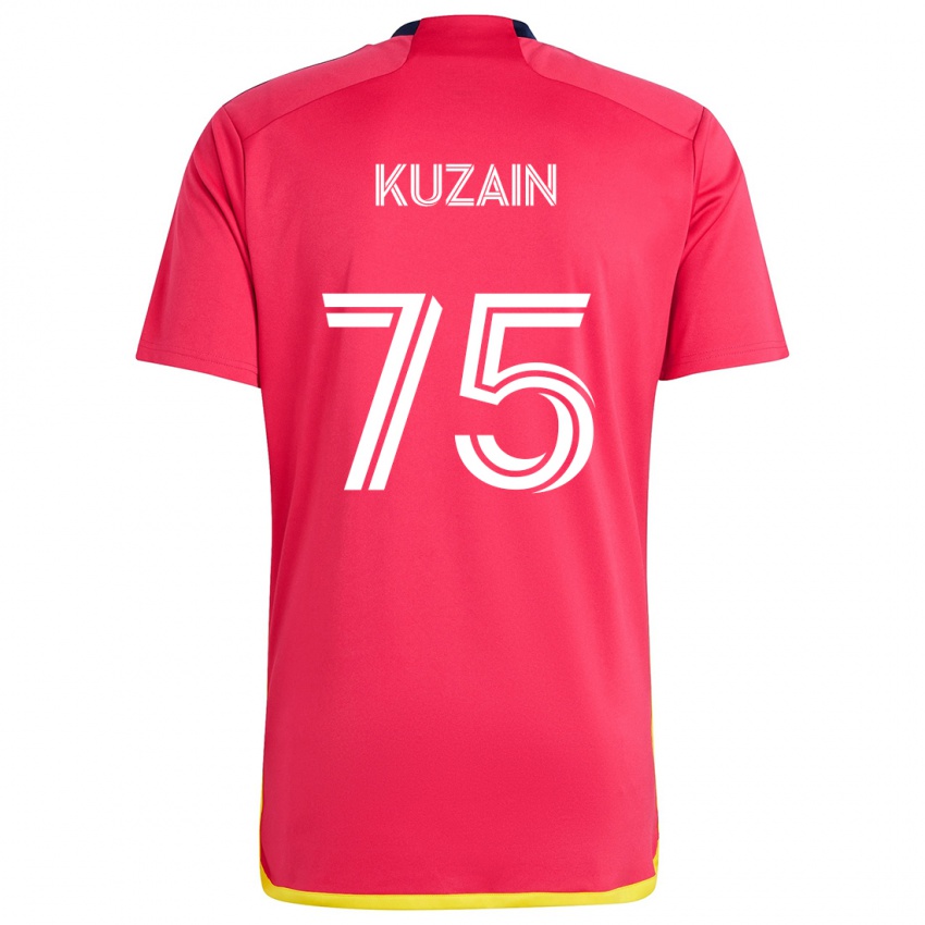 Børn Wan Kuzain #75 Rød Blå Hjemmebane Spillertrøjer 2024/25 Trøje T-Shirt