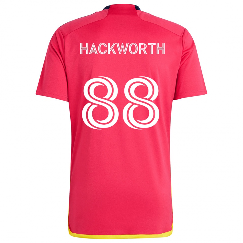 Børn Larsen Hackworth #88 Rød Blå Hjemmebane Spillertrøjer 2024/25 Trøje T-Shirt