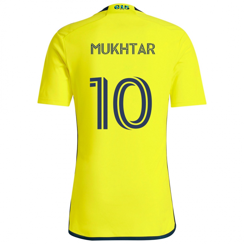 Børn Hany Mukhtar #10 Gul Blå Hjemmebane Spillertrøjer 2024/25 Trøje T-Shirt