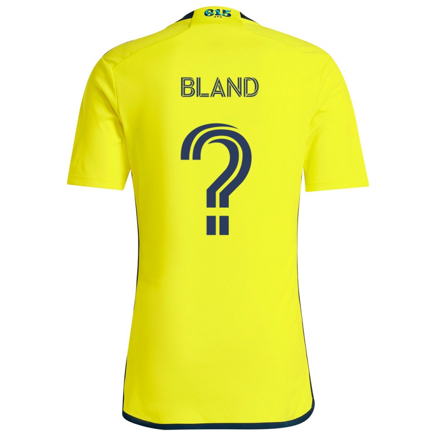 Børn Owen Bland #0 Gul Blå Hjemmebane Spillertrøjer 2024/25 Trøje T-Shirt