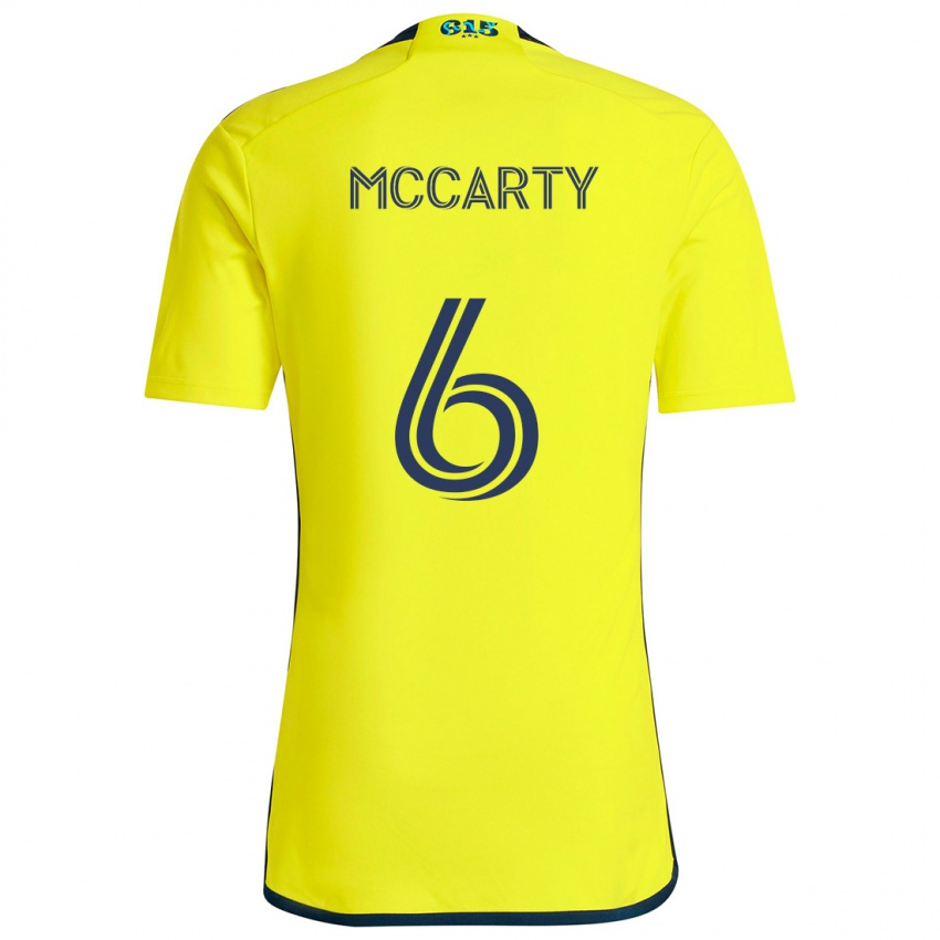 Børn Dax Mccarty #6 Gul Blå Hjemmebane Spillertrøjer 2024/25 Trøje T-Shirt