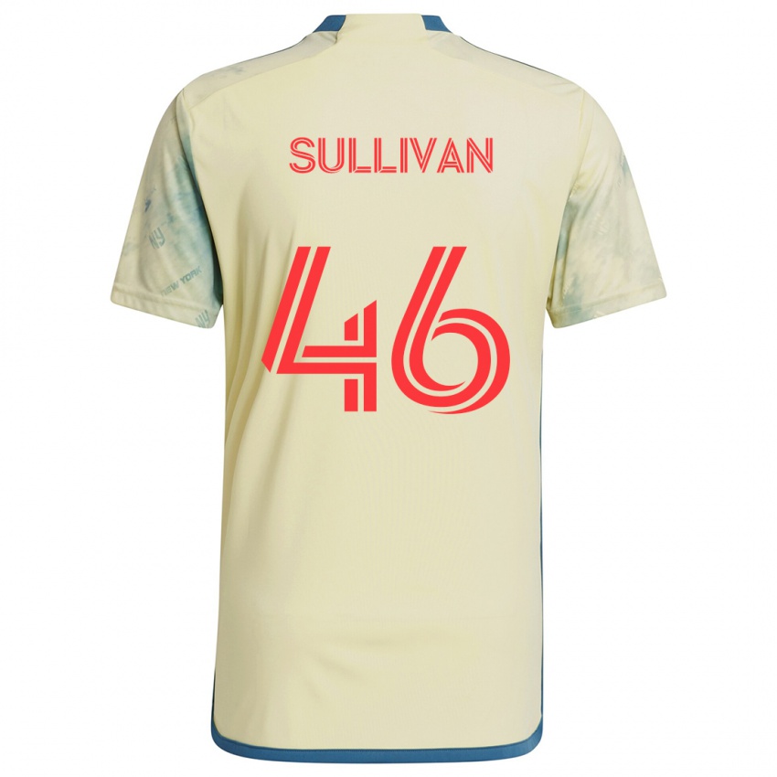 Børn Dylan Sullivan #46 Gul Rød Blå Hjemmebane Spillertrøjer 2024/25 Trøje T-Shirt