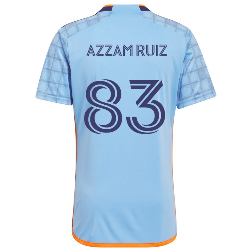 Børn Camil Azzam Ruiz #83 Blå Orange Hjemmebane Spillertrøjer 2024/25 Trøje T-Shirt