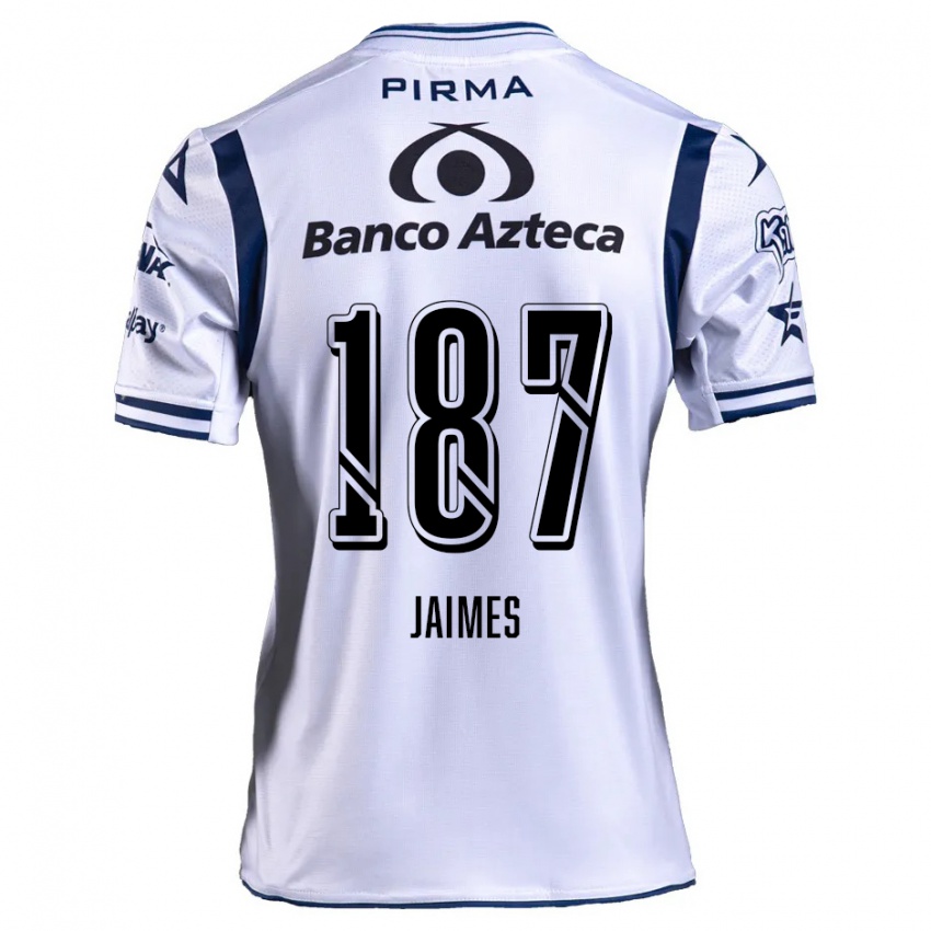 Børn Tristhan Jaimes #187 Hvid Marineblå Hjemmebane Spillertrøjer 2024/25 Trøje T-Shirt