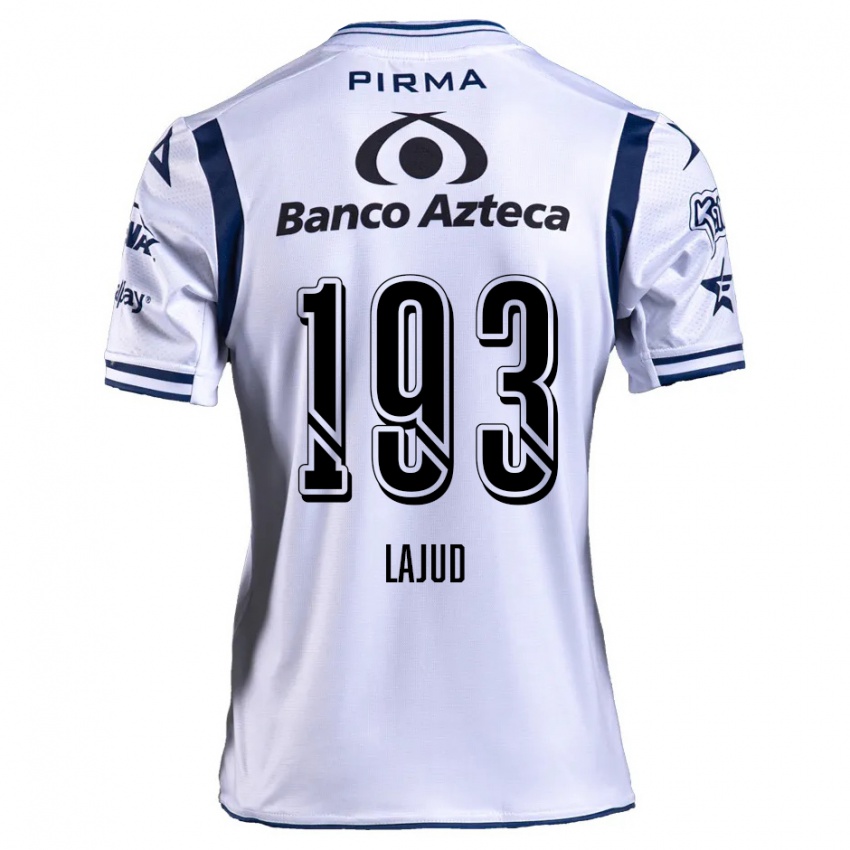 Børn Rodrigo Lajud #193 Hvid Marineblå Hjemmebane Spillertrøjer 2024/25 Trøje T-Shirt