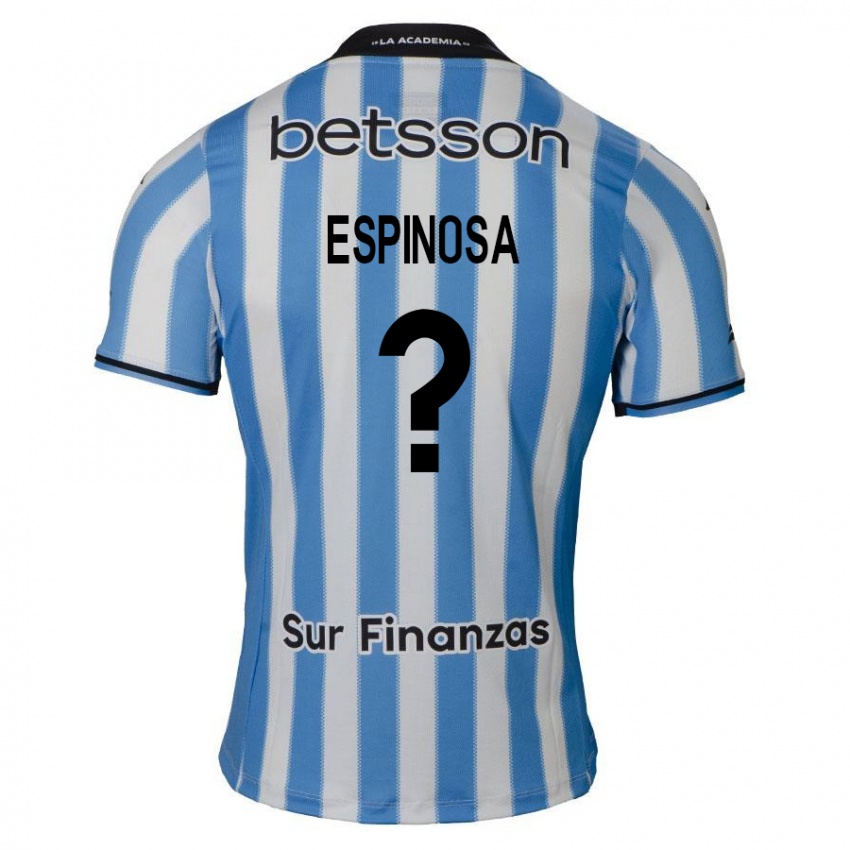 Børn Bautista Espinosa #0 Blå Hvid Sort Hjemmebane Spillertrøjer 2024/25 Trøje T-Shirt