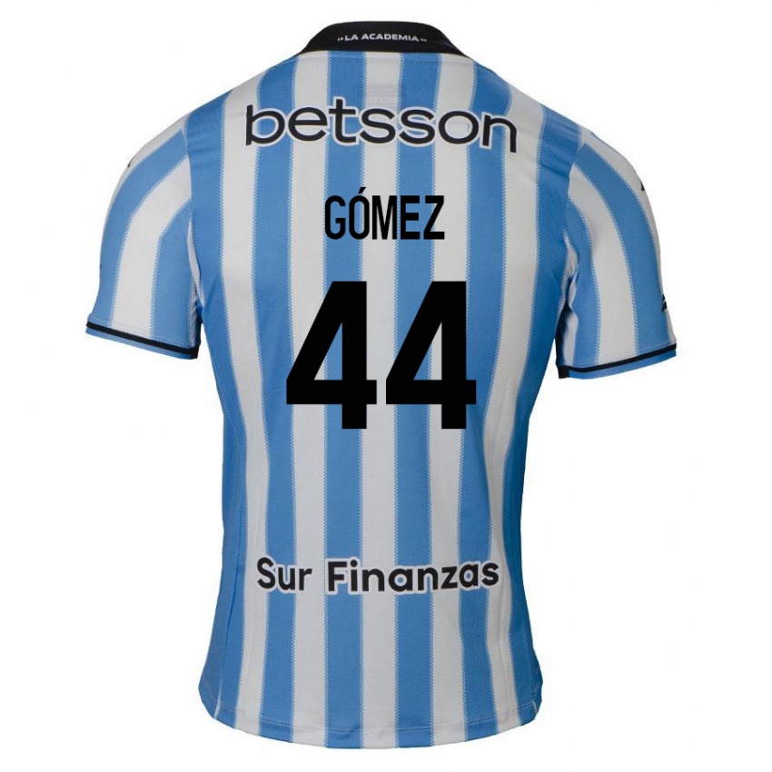 Børn Francisco Gómez #44 Blå Hvid Sort Hjemmebane Spillertrøjer 2024/25 Trøje T-Shirt