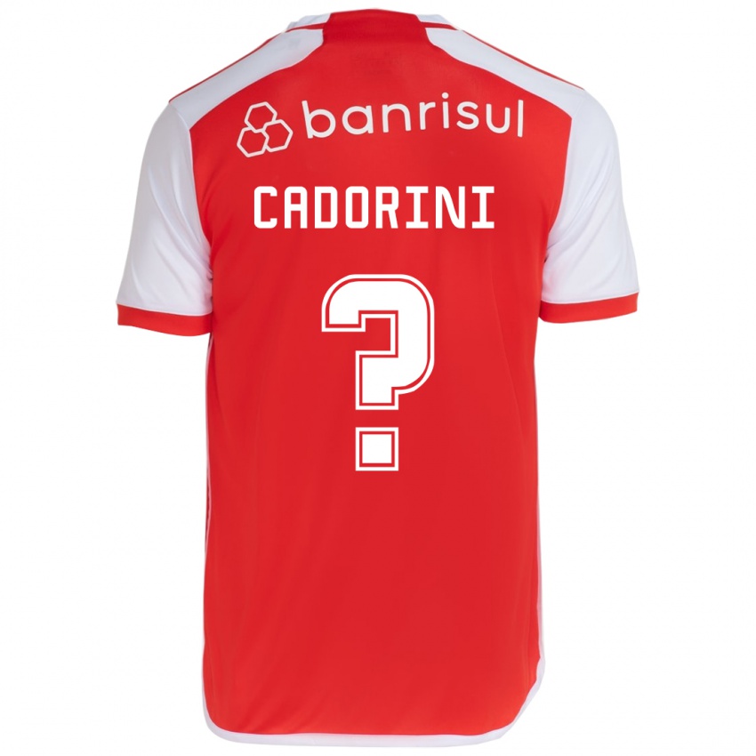 Børn Matheus Cadorini #0 Rød Hvid Hjemmebane Spillertrøjer 2024/25 Trøje T-Shirt