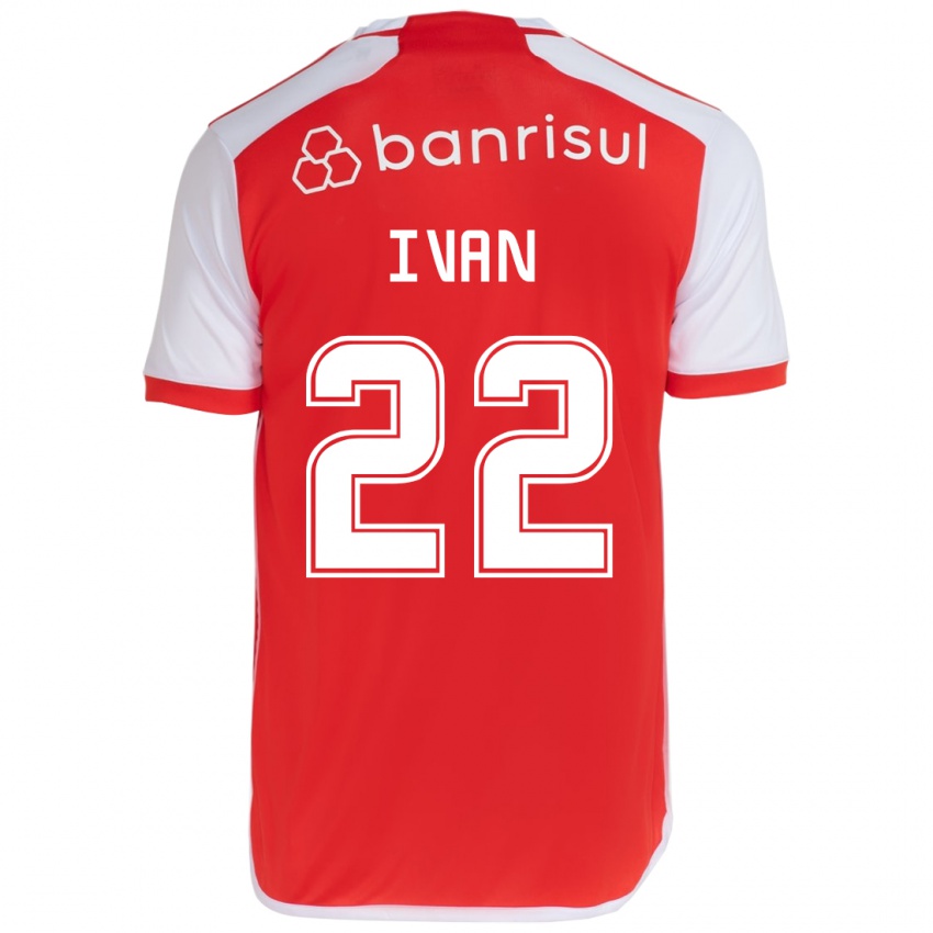 Børn Ivan #22 Rød Hvid Hjemmebane Spillertrøjer 2024/25 Trøje T-Shirt