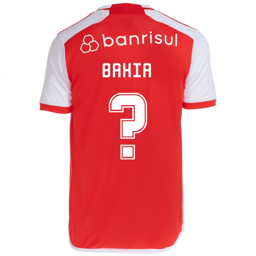 Børn Guilherme Bahia #0 Rød Hvid Hjemmebane Spillertrøjer 2024/25 Trøje T-Shirt