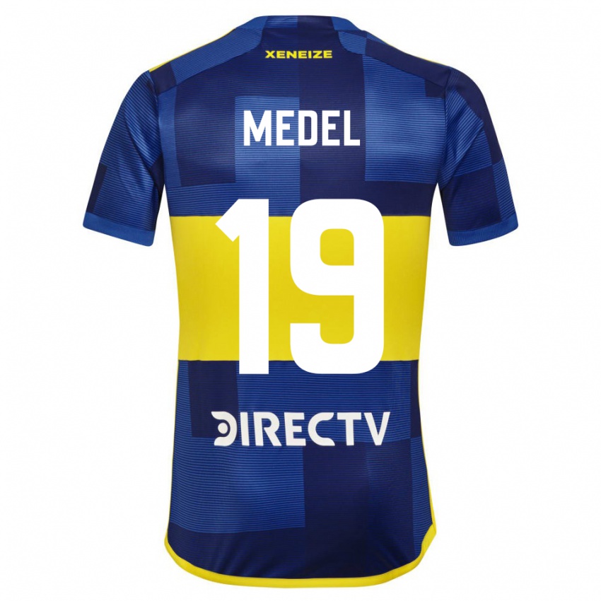 Børn Gary Medel #19 Blå Gul Hjemmebane Spillertrøjer 2024/25 Trøje T-Shirt