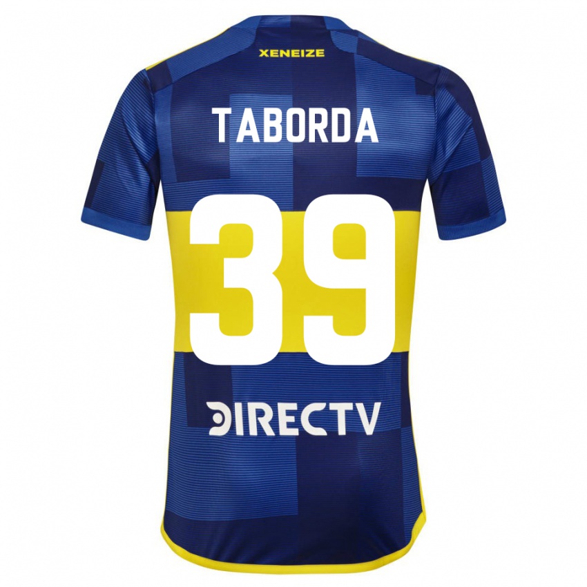 Børn Vicente Taborda #39 Blå Gul Hjemmebane Spillertrøjer 2024/25 Trøje T-Shirt