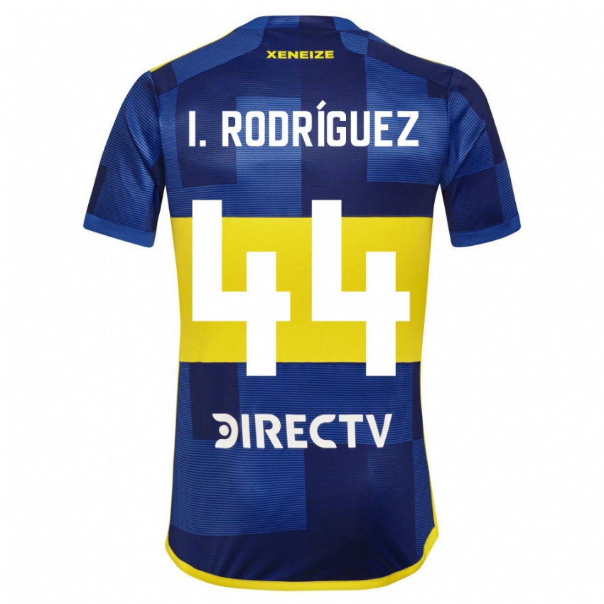 Børn Ignacio Rodríguez #44 Blå Gul Hjemmebane Spillertrøjer 2024/25 Trøje T-Shirt