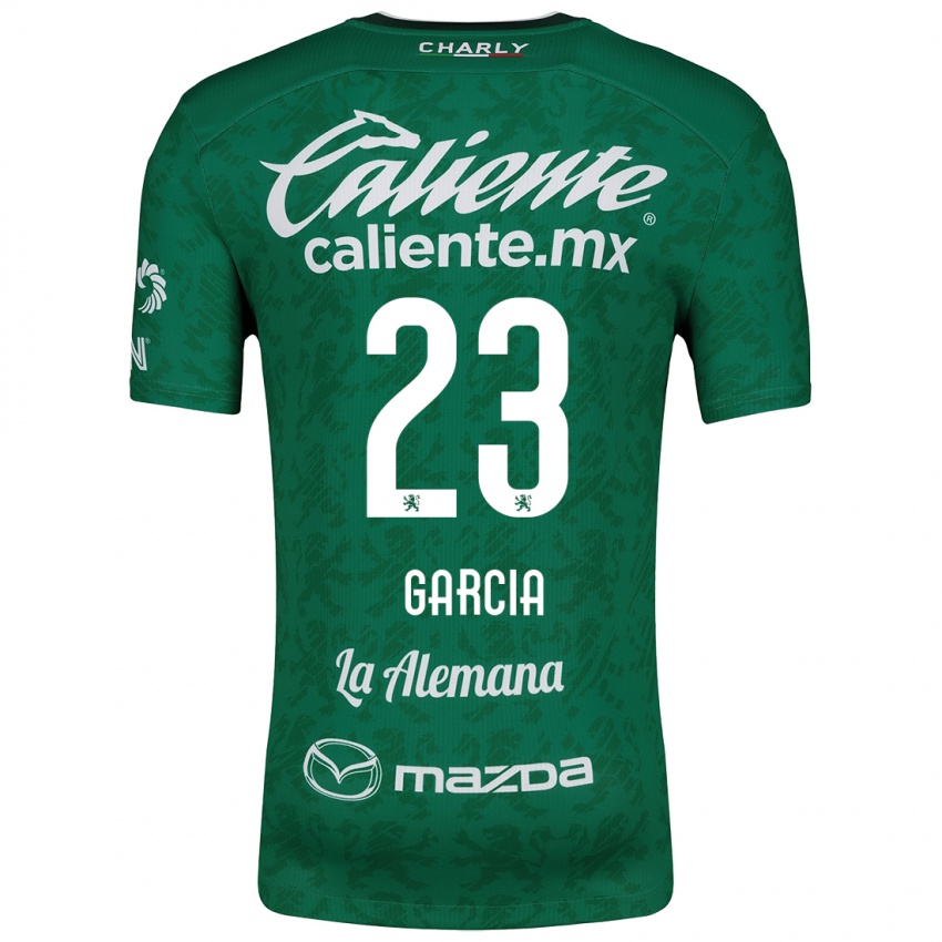 Børn Óscar García #23 Grøn Hvid Hjemmebane Spillertrøjer 2024/25 Trøje T-Shirt