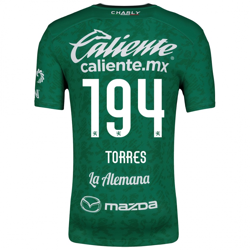 Børn Erick Torres #194 Grøn Hvid Hjemmebane Spillertrøjer 2024/25 Trøje T-Shirt