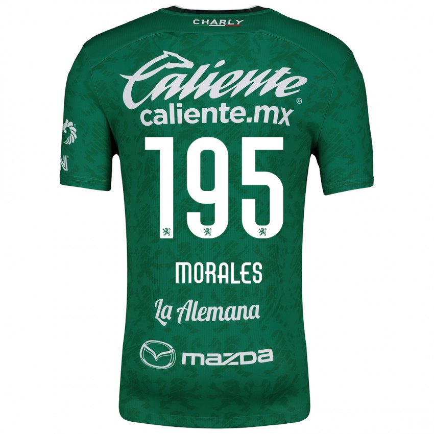 Børn Daniel Morales #195 Grøn Hvid Hjemmebane Spillertrøjer 2024/25 Trøje T-Shirt