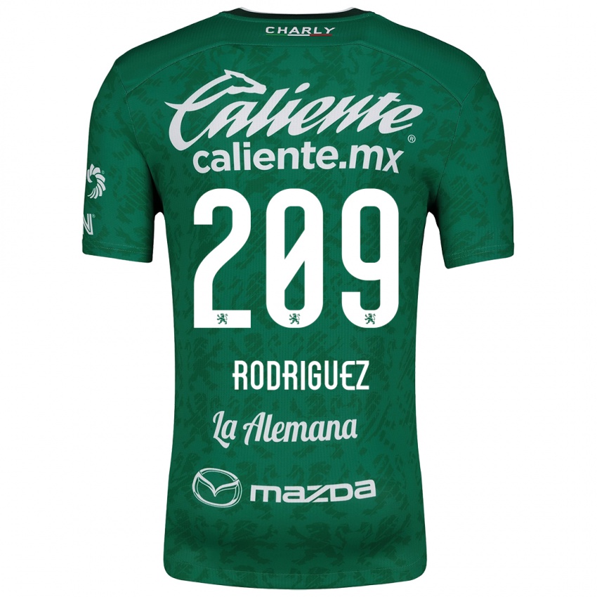 Børn Víctor Rodríguez #209 Grøn Hvid Hjemmebane Spillertrøjer 2024/25 Trøje T-Shirt