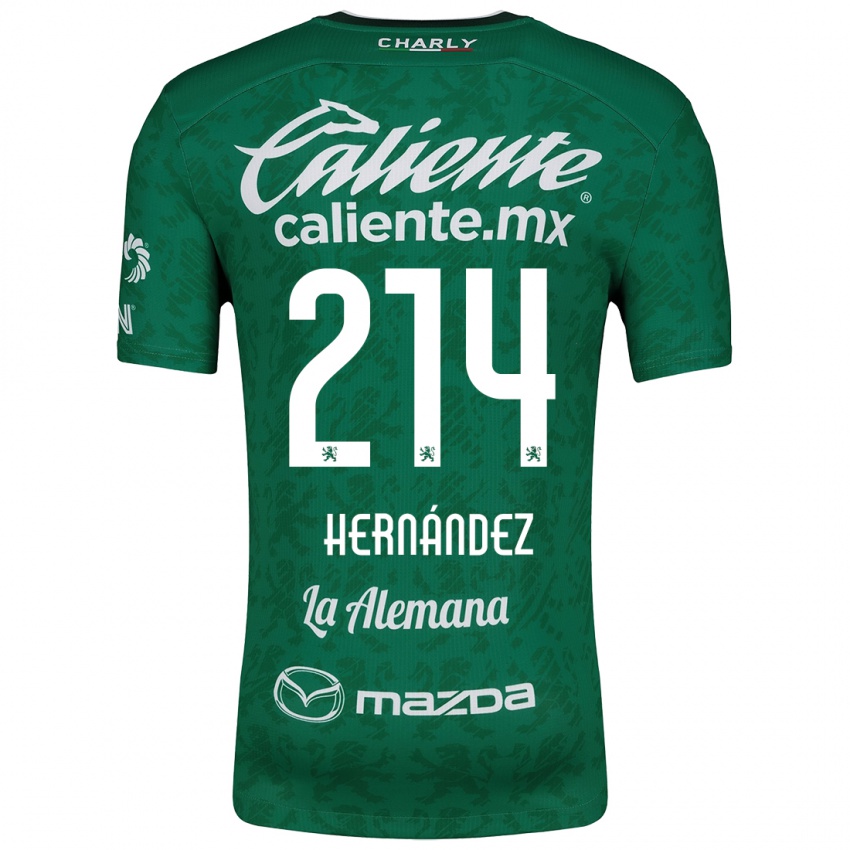 Børn Iván Hernández #214 Grøn Hvid Hjemmebane Spillertrøjer 2024/25 Trøje T-Shirt