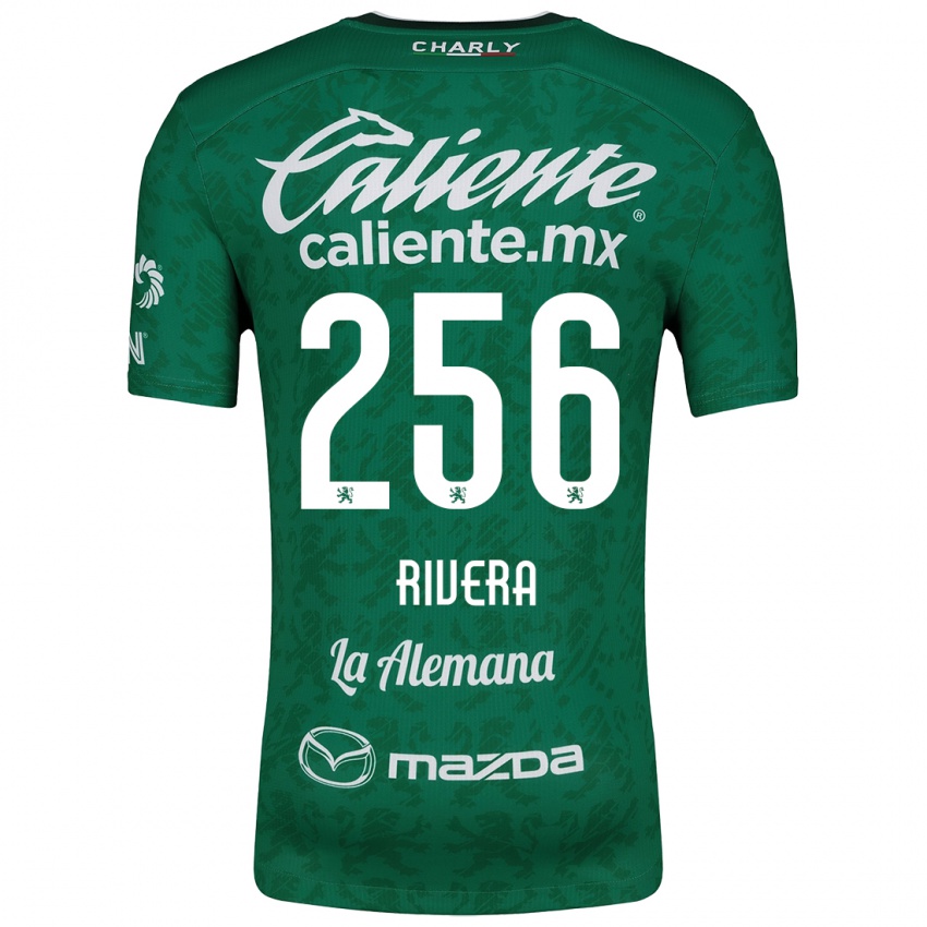 Børn Fernando Rivera #256 Grøn Hvid Hjemmebane Spillertrøjer 2024/25 Trøje T-Shirt