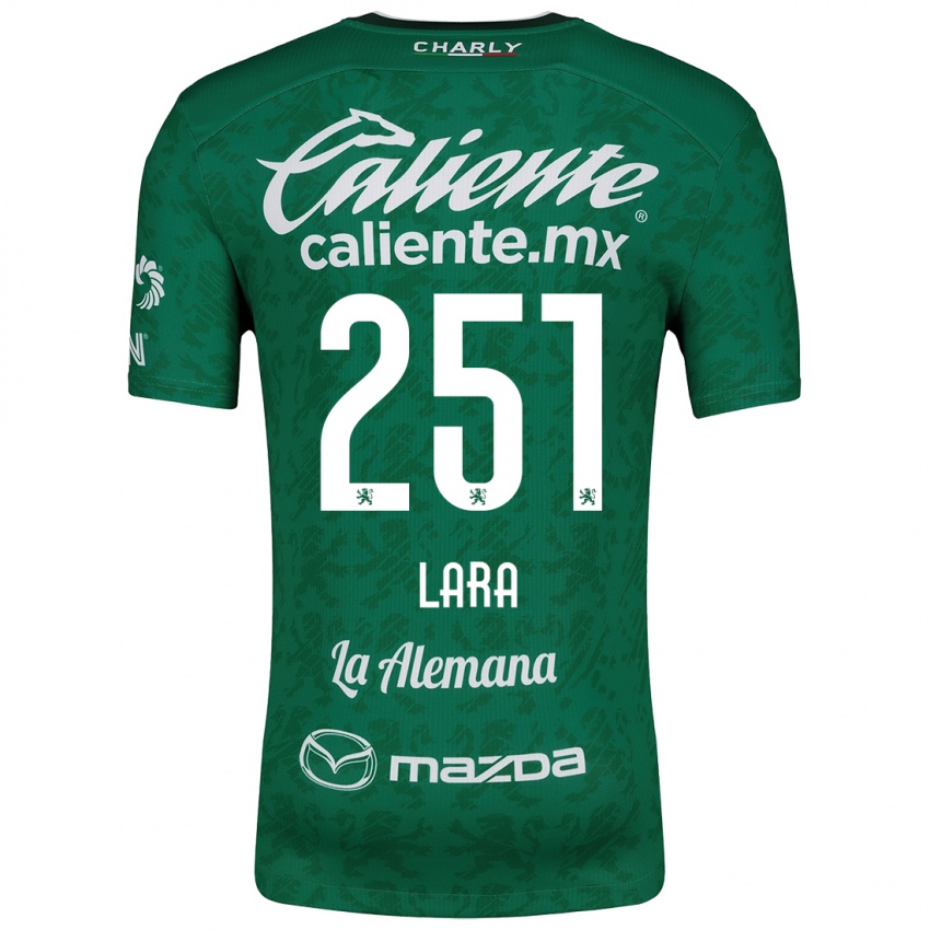 Børn Tristán Lara #251 Grøn Hvid Hjemmebane Spillertrøjer 2024/25 Trøje T-Shirt