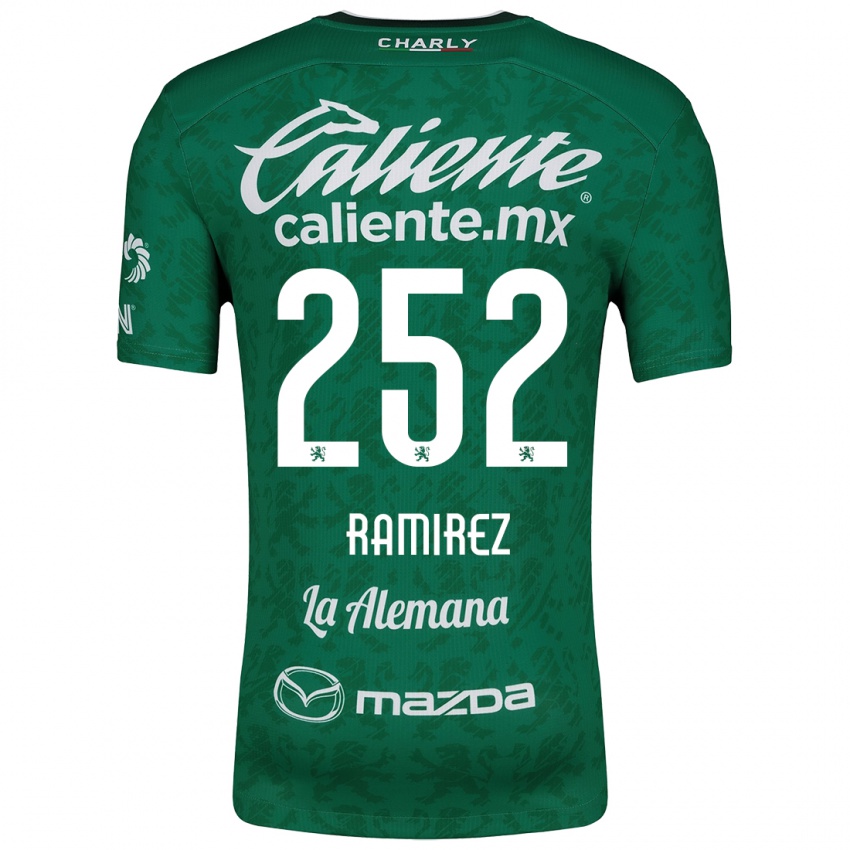 Børn Luis Ramírez #252 Grøn Hvid Hjemmebane Spillertrøjer 2024/25 Trøje T-Shirt